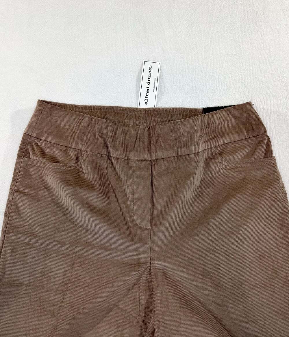 Alfred Dunner Telluride Women’s Brown Corduroy Modern Fit Pant Size 14 - Picture 2 of 7